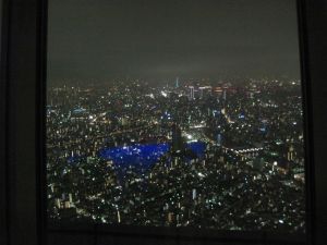 小さく見える東京タワー